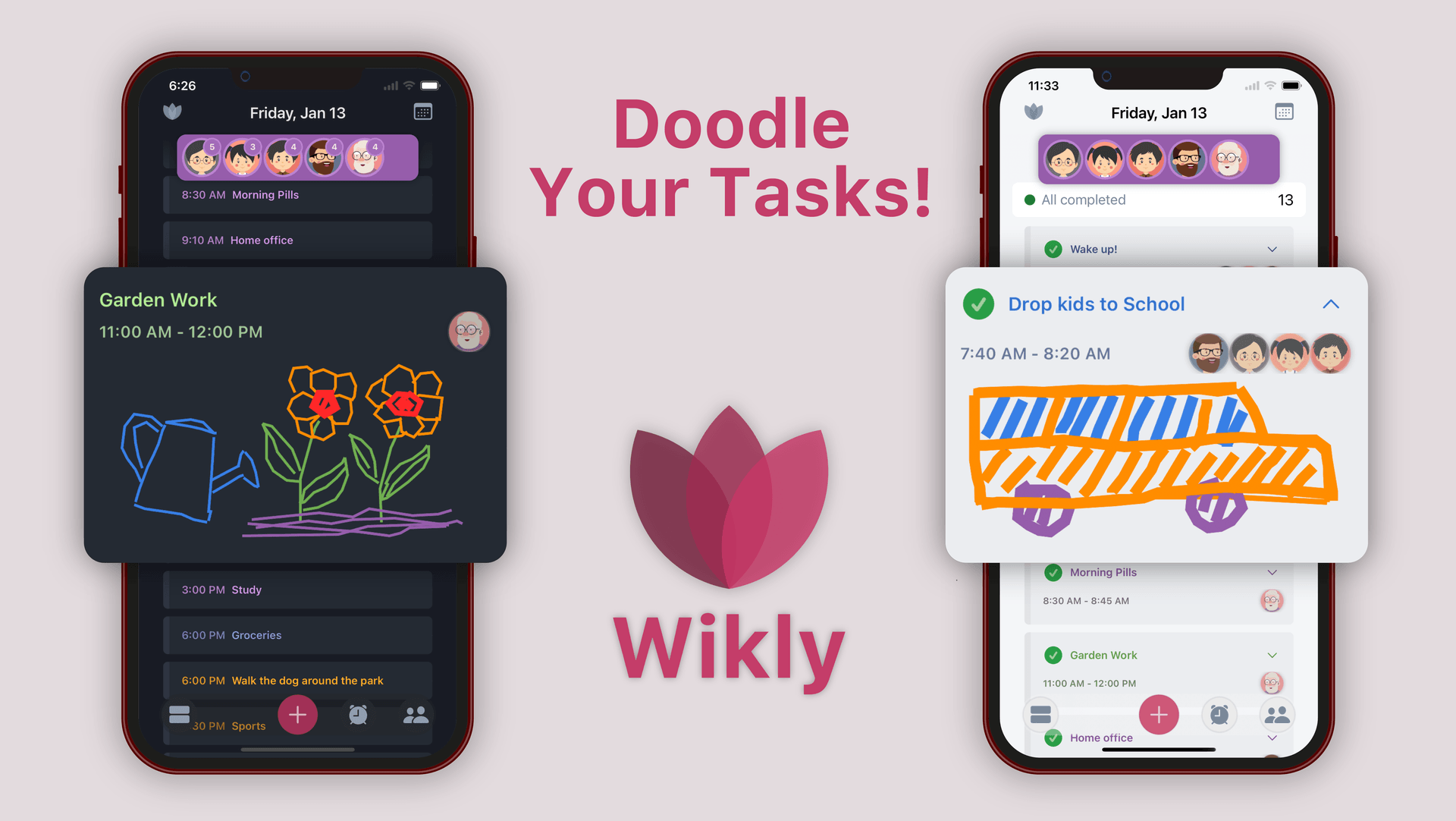 Wikly Update: Doodle Your Tasks!