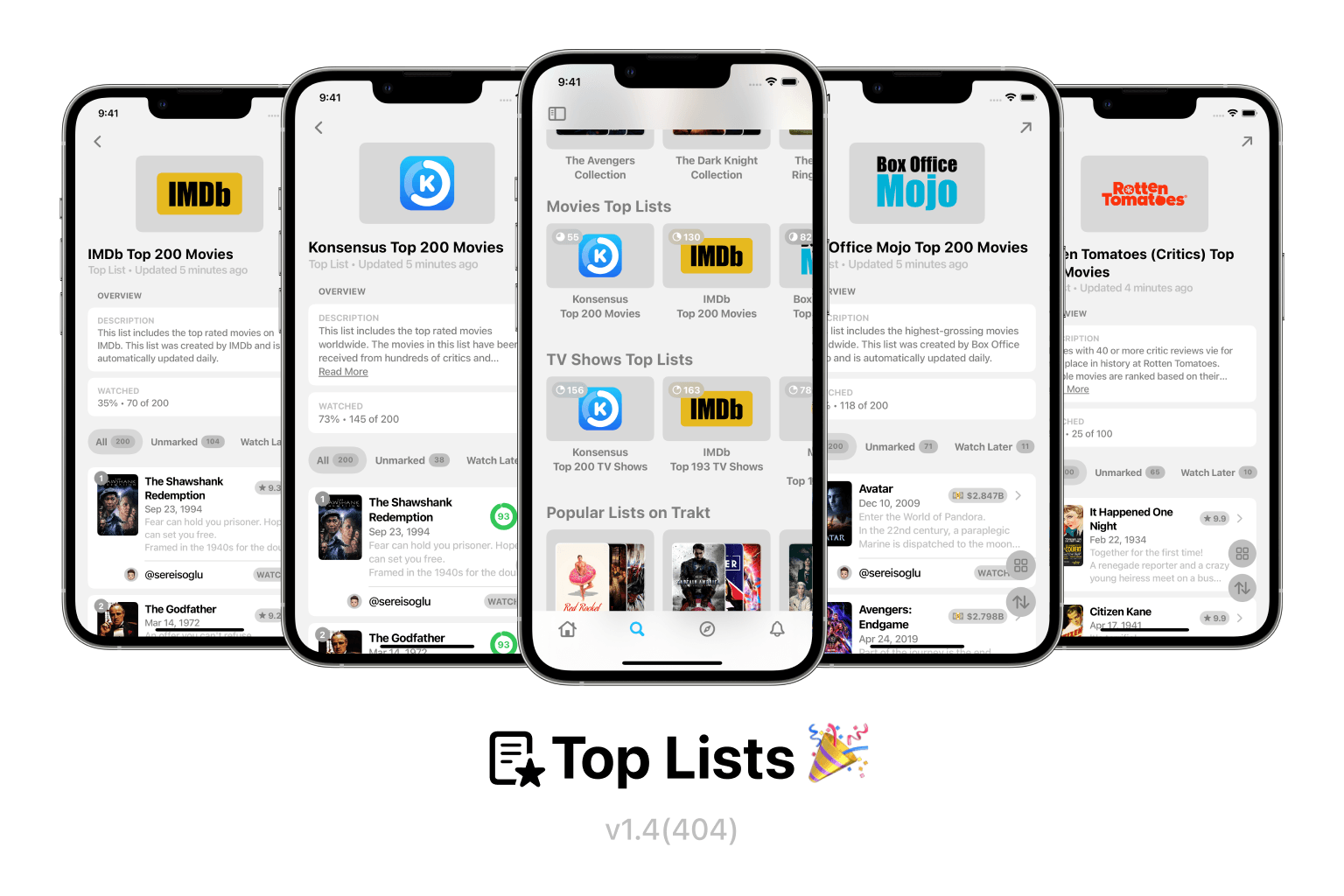 The all-in-one social network for movie and TV show lovers