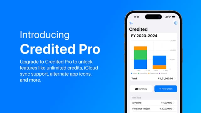 Introducing Credited Pro