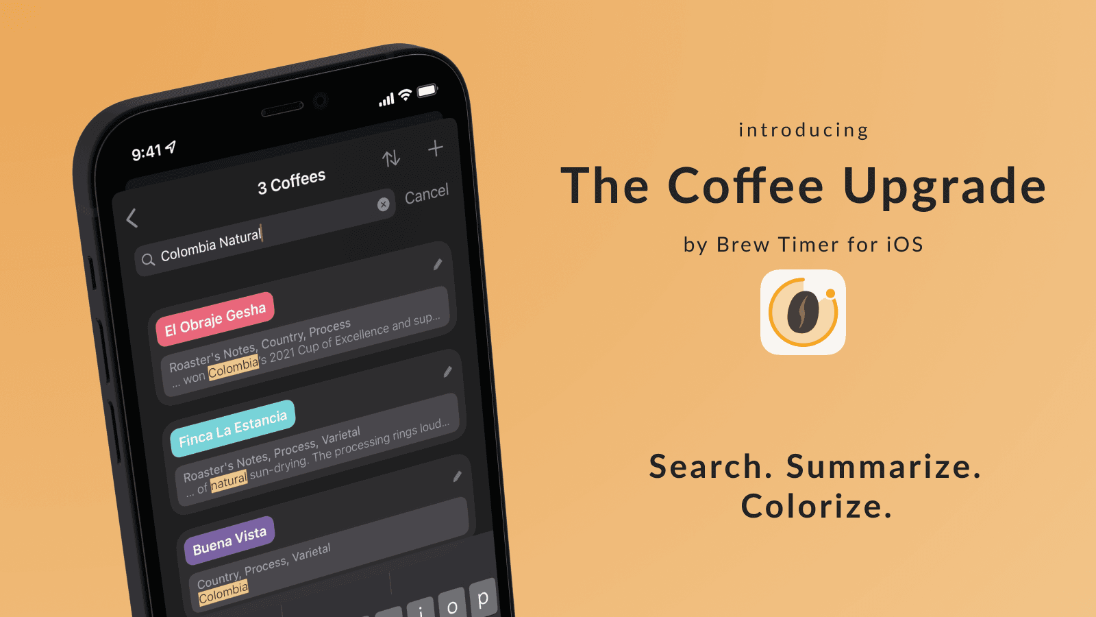 Brew Timer adds upgraded coffee library