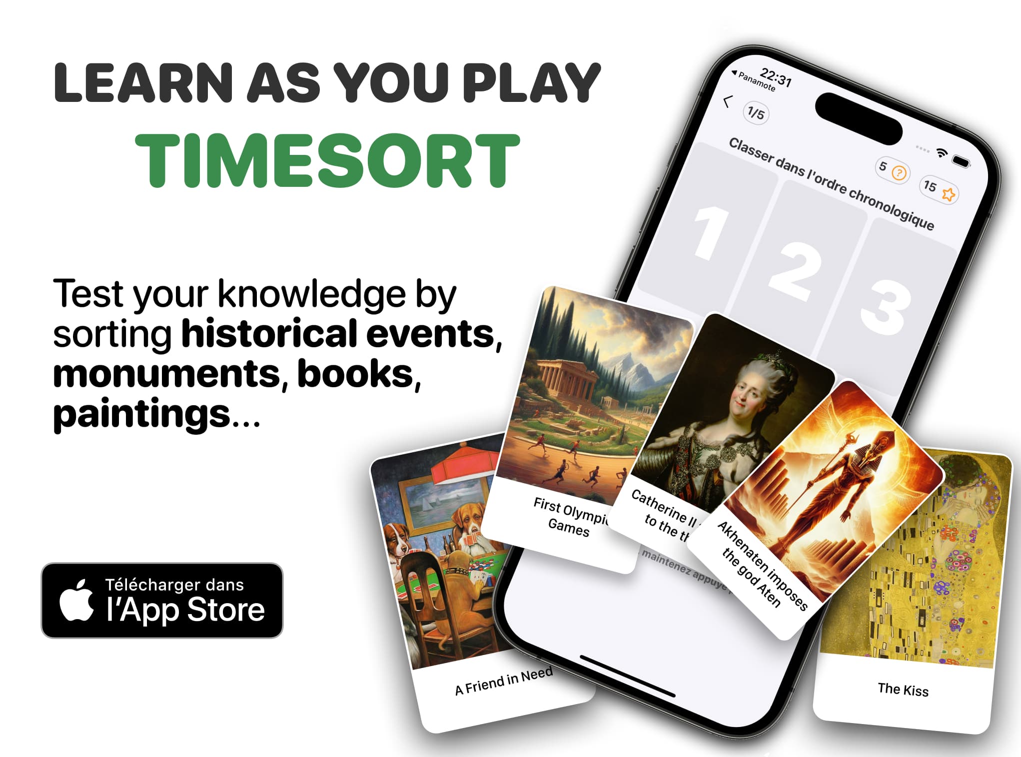 TimeSort – The Ultimate History Sorting Game!
