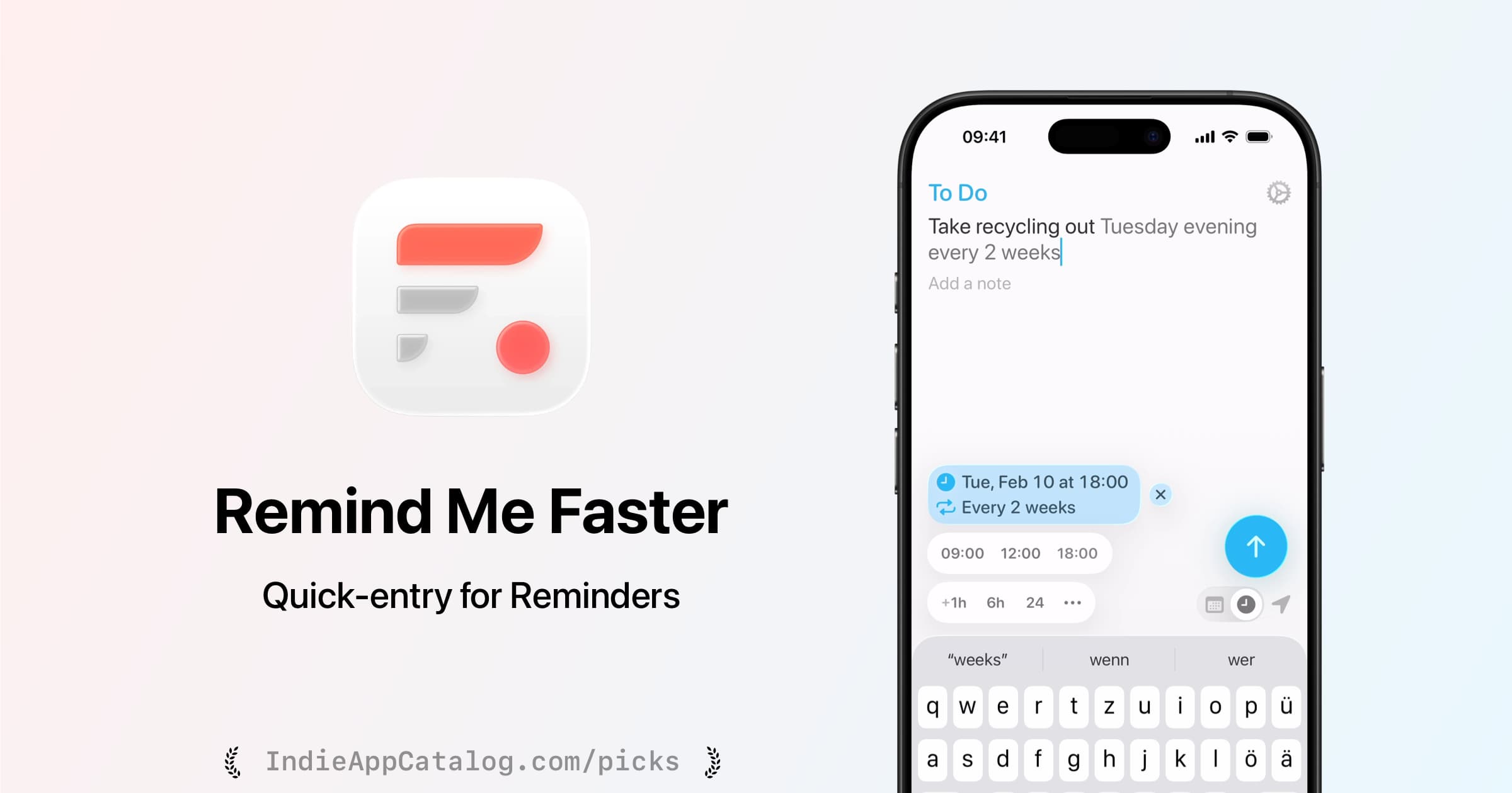 This Week's Catalog Pick: Remind Me Faster