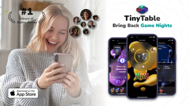 TinyTable 2.0 - Bringing Game Nights Back, Anytime, Anywhere!