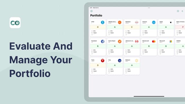 Evaluate and manage your stock portfolio with SCO.re