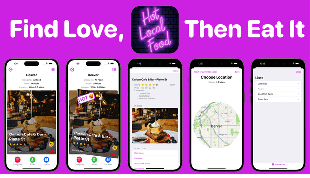 Hot Local Food – Find Love, Then Eat It