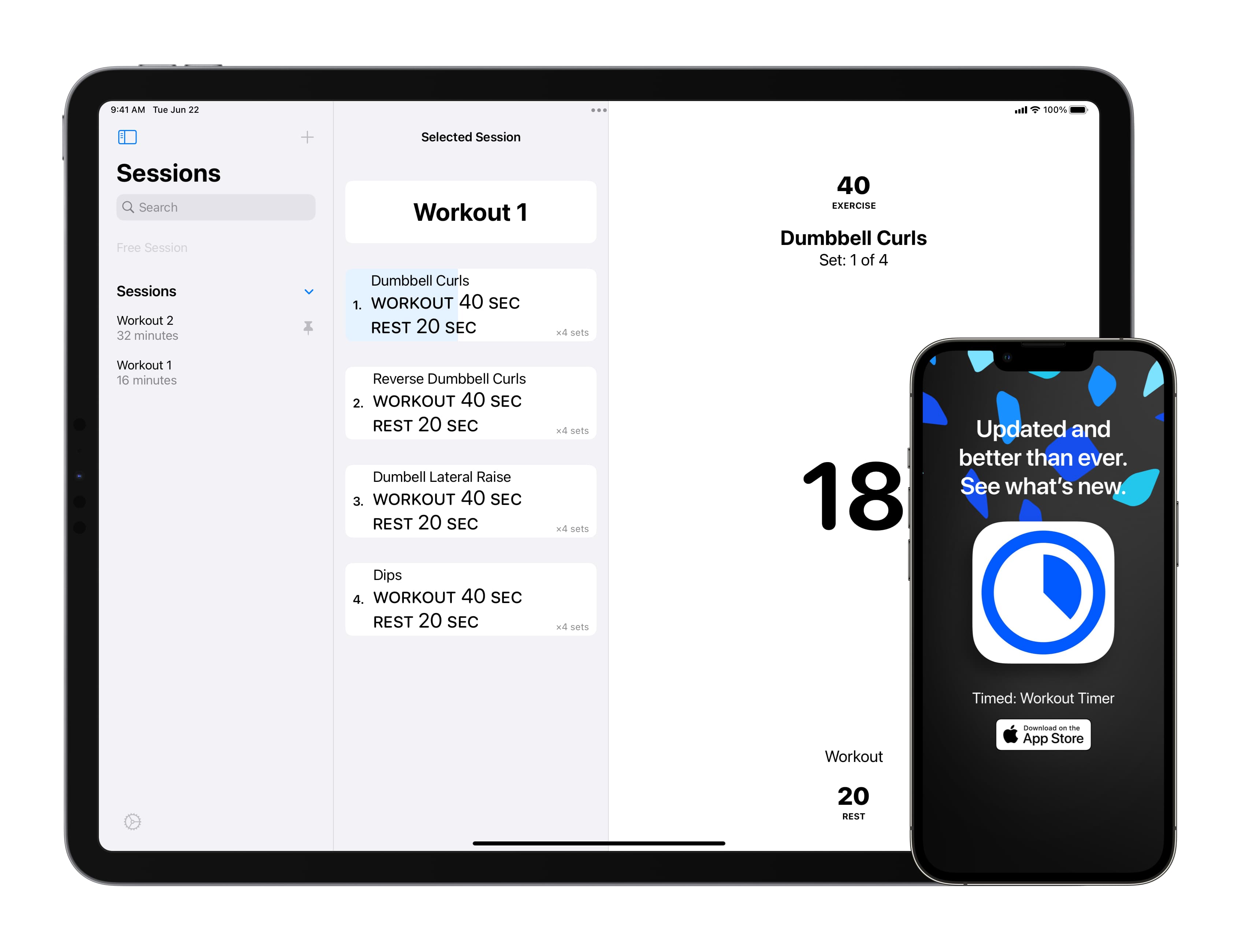 Timed now available for iPad