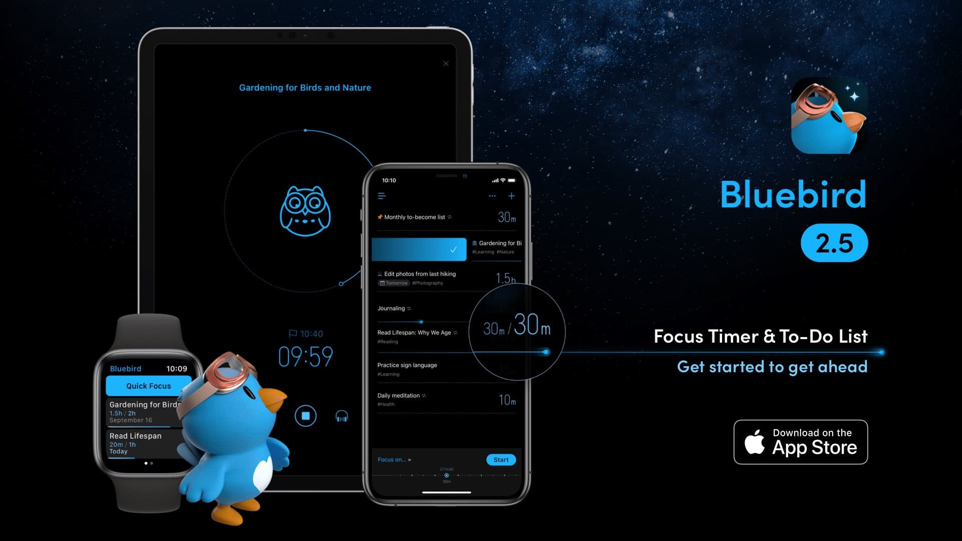 Bluebird, Now On Your Wrist