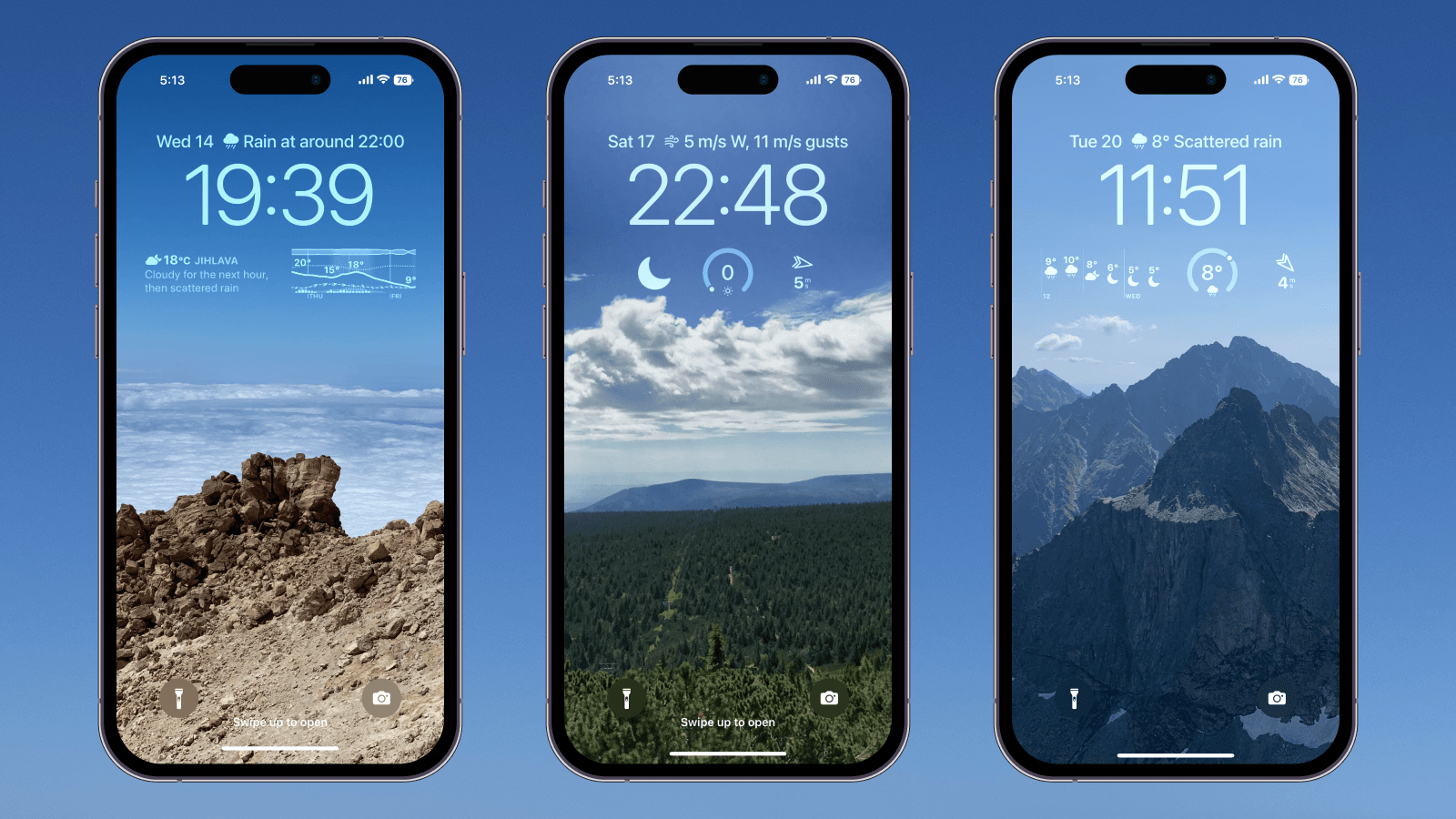 Weathergraph adds a wide range of iOS 16 lockscreen widgets