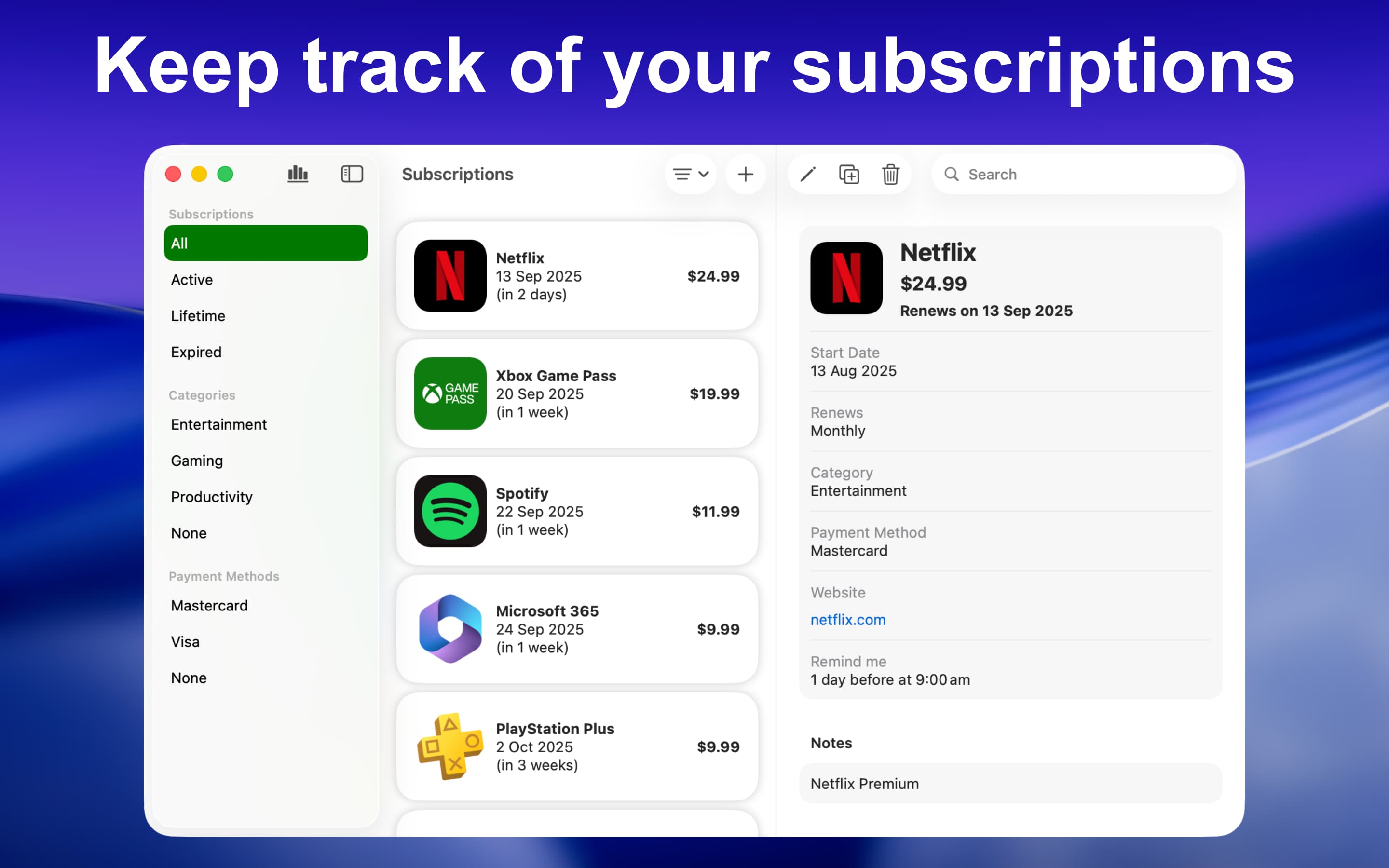 Introducing SubManager 1.7 with Liquid Glass