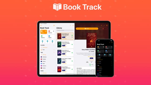 Book Track revamped the UI, adds support to large Widget and more